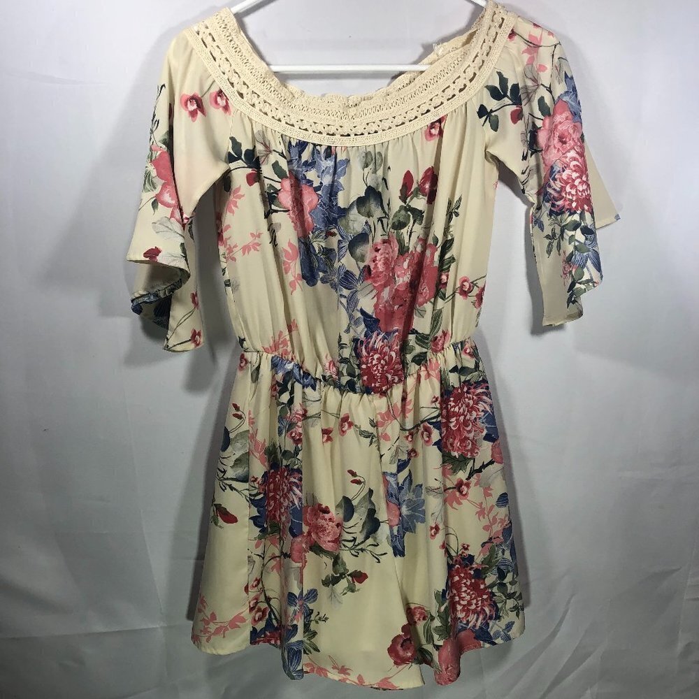 Trac Womens Shorts Romper Medium